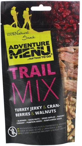 Trail Mix 2 - Cranberry / Turkey Jerky / Vlašské oř. - 100g - Long Shelf Life Food - Main image