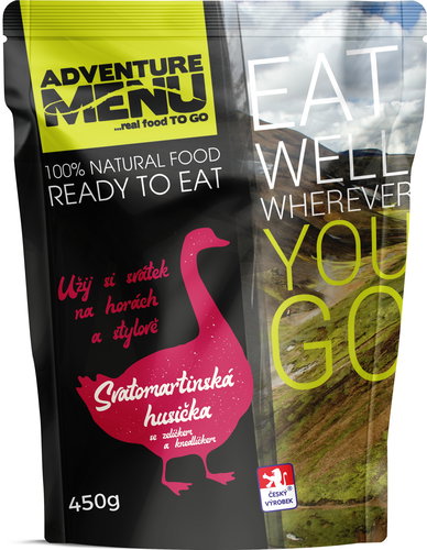 Adventure Menu - St. Martin's goose with red cabbage and potato dumplings - MRE - Main image