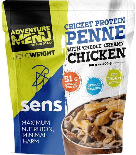 Adventure Menu / SENS - LightWeight Cricket protein penne with chicken in creole sauce - MRE - Main image