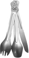 Big Adventure Camping Cutlery 4in1 Cuttleries-08 aluminium - Camping Cutlery