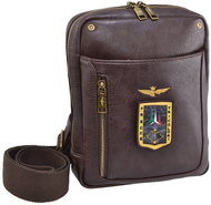 Aeronautica Militare Taška cross Pilot L, AM-471-25, hnědá - Taška přes rameno