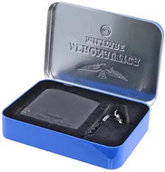 Aeronautica Militare Set a přívěsek Gift AM 190 modrá - Peněženka