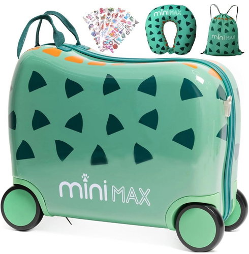 AEROLITE MiniMax Ride-On Dinosaur green - Suitcase - Main image