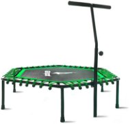 Aga FITNESS Trampolína 130 cm Green + madlo - Fitness trampolína