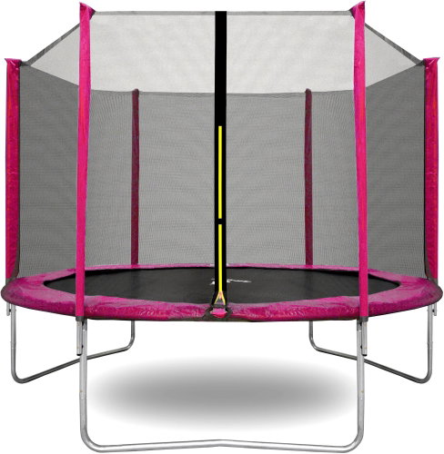 Aga SPORT TOP Trampoline 305 cm Pink + protective net - Trampoline - Main image