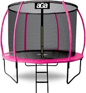 Aga SPORT EXCLUSIVE Trampolína 250 cm Růžová + ochranná síť + žebřík - Trampolína