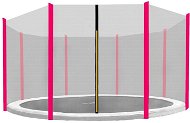 Aga Ochranná sieť 366 cm na 8 tyčí Black net/Pink - Ochranná sieť