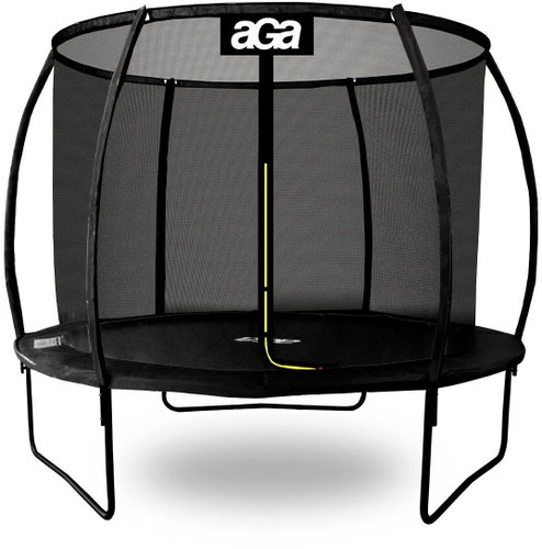 Aga SPORT EXCLUSIVE 180 cm Black + protective net - Trampoline - Main image
