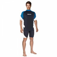 Mares Men's lycra shirt RASHGUARD LOOSE FIT, short sleeve blue - Lycra Clothing