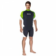 Mares Men's lycra shirt RASHGUARD LOOSE FIT, short sleeve green - Lycra Clothing