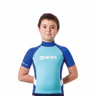 Mares Chlapecké lycrové triko RASHGUARD JUNIOR modrá kr. rukáv L - Lycra Clothing