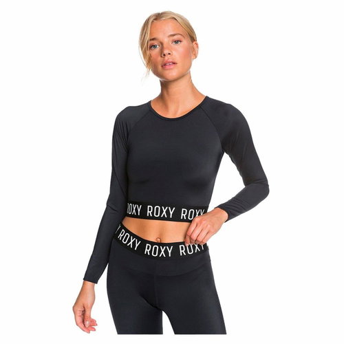 Roxy Dámské lycrové triko FITNESS CROP, dlouhý rukáv L - Lycra Clothing - Main image