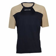 Aqua Lung Men's lycra shirt LOOSE FIT neck sleeve black/beige - Lycra Clothing