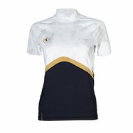 Aqua Lung Women's Lycra Shirt RASHGUARD SLIM FIT Neck XL white/gold - Lycra Clothing