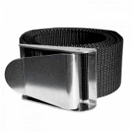 Agama with metal buckle 1,5 m, black - Weight Belt