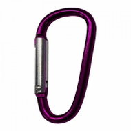 Carabiner Agama Alu 6 cm, purple - Carabiner