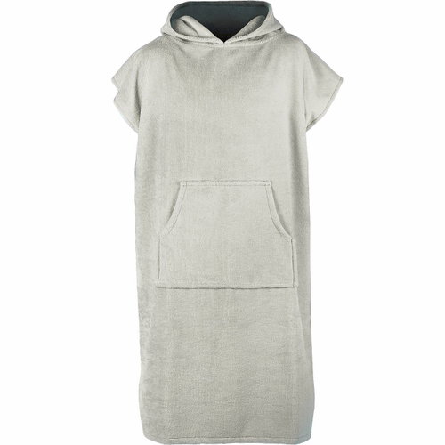 Agama Poncho bamboo, S/M šedo-béžové - Ručníkové pončo - Hlavní obrázek