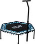 Fitness Trampoline Aga Fitness Trampolína + madlo 130 cm světle modrá - Fitness trampolína