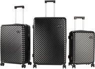 Aga Travel Sada cestovních kufrů MR4672 Černá - Sada kufrů