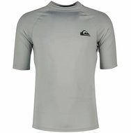 Quiksilver Men's UPF50 lycra short sleeve shirt, M grey - Lycra Clothing