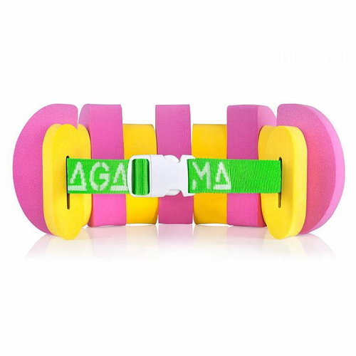 Swimming belt Agama SWIM (11 pieces/up to 22 kg), pink/yellow - Swim Belt - Main image