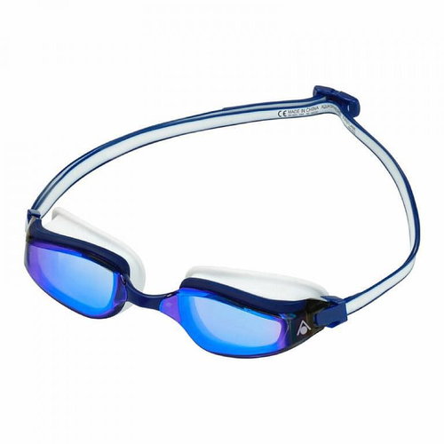 Aqua Sphere Fastlane titan swimming goggles. Mirrored lenses, blue - Swimming Goggles - Main image