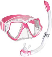 Diving Set Mares Diving mask and snorkel set Wahoo, neon pink - Potápěčská sada