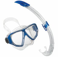 Aqua Lung Diving Set Combo Oyster LX and Airflex LX Snorkel, blue - Diving Set