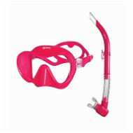 Diving mask and snorkel set Mares Combo Tropical, pink - Diving Set