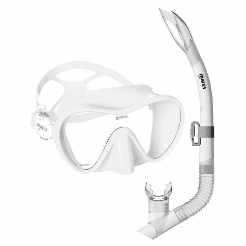 Diving mask and snorkel set Mares Combo Tropical, white - Diving Set - Main image