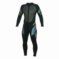 Men's neoprene Agama Simply 3 mm black/gray, sizing. S - Neoprene Suit