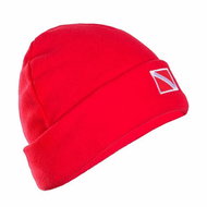 Fleecová čepice Agama FLAG vysoká, červená - Čepice