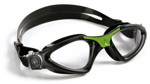 Aquasphere Kayenne, black / green, clear lens - Swimming Goggles - Main image