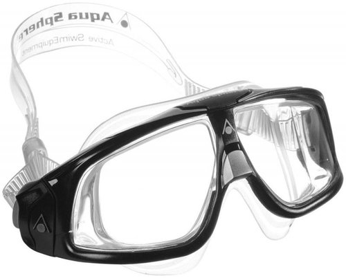 Aquasphere Seal 2.0, black/silver, clear visor - Swimming Goggles - Main image