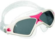 Aquasphere Seal XP2 Lady, white / red, dark lens - Swimming Goggles