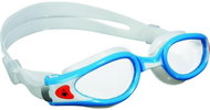 Aquasphere Kaiman EXO Small, light blue / white, clear lens - Swimming Goggles