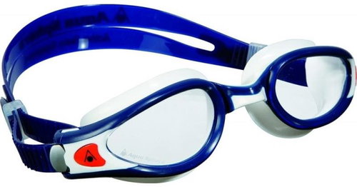 Aquasphere Kaiman EXO Small, dark blue / white, clear lens - Swimming Goggles - Main image
