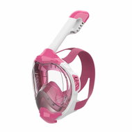 Agama Maska celoobličejová Lenny S/M růžovo/bílá - Snorkel Mask