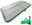 200 x 100 x 10 cm, green