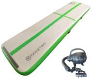 MASTER inflatable mat 400 x 100 x 20 cm, green - Airtrack 