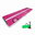 Inflatable mat 400 x 100 x 10 cm, pink, white