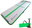 300 x 100 x 10 cm, green