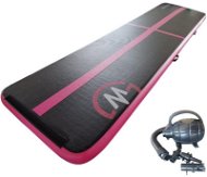 MASTER inflatable mat 500 x 100 x 10 cm, black, pink - Airtrack 