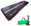 400 x 100 x 10 cm, black and pink