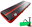 Inflatable mat 300 x 100 x 20 cm, black, red