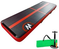 MASTER inflatable mat 300 x 100 x 20 cm, black, red - Airtrack 