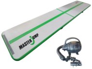 MASTER inflatable mat 500 x 100 x 10 cm, grey, green - Airtrack 