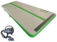MASTER inflatable mat 400 x 150 x 20 cm, grey, green - Airtrack 