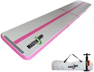 MASTER inflatable mat 600 x 100 x 10 cm, grey, pink - Airtrack 