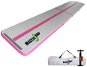 MASTER inflatable mat 600 x 100 x 10 cm, grey, pink - Airtrack 